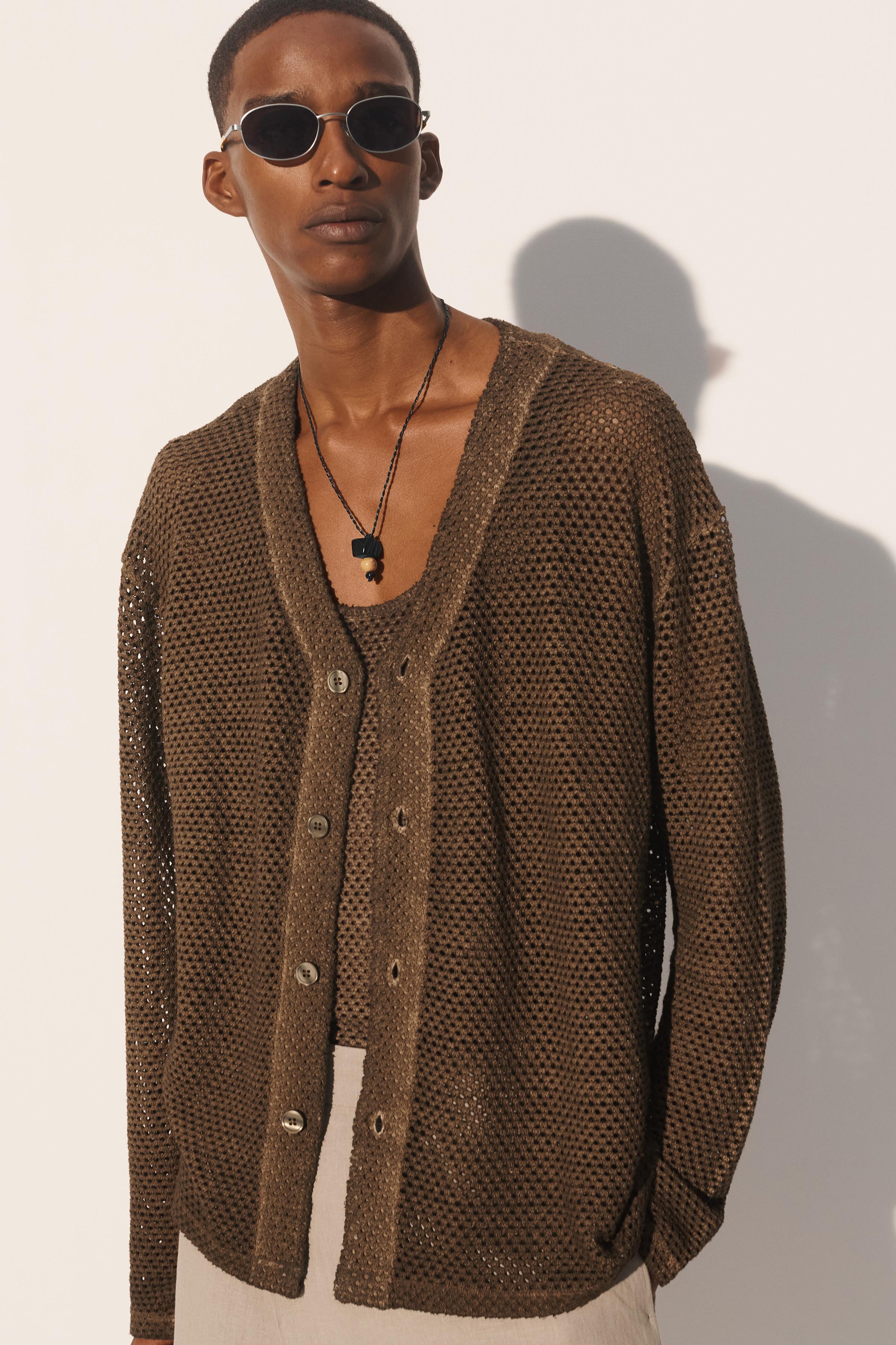 CARDIGAN RELAXED FIT CROCHET